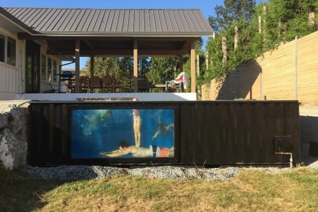 Come creare una piscina con un vecchio container Come realizzare una piscina