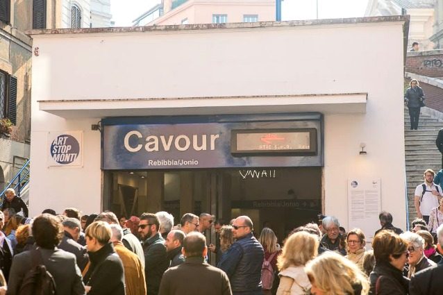 Roma, la metro Cavour diventa un museo di arte contemporanea