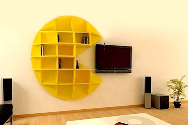 Dal frigo di Game Boy alla libreria di Pac-Man: il meglio del design da nerd