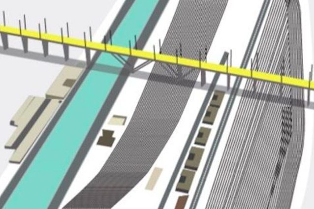 Rendering del nuovo ponte di Renzo Piano per Genova