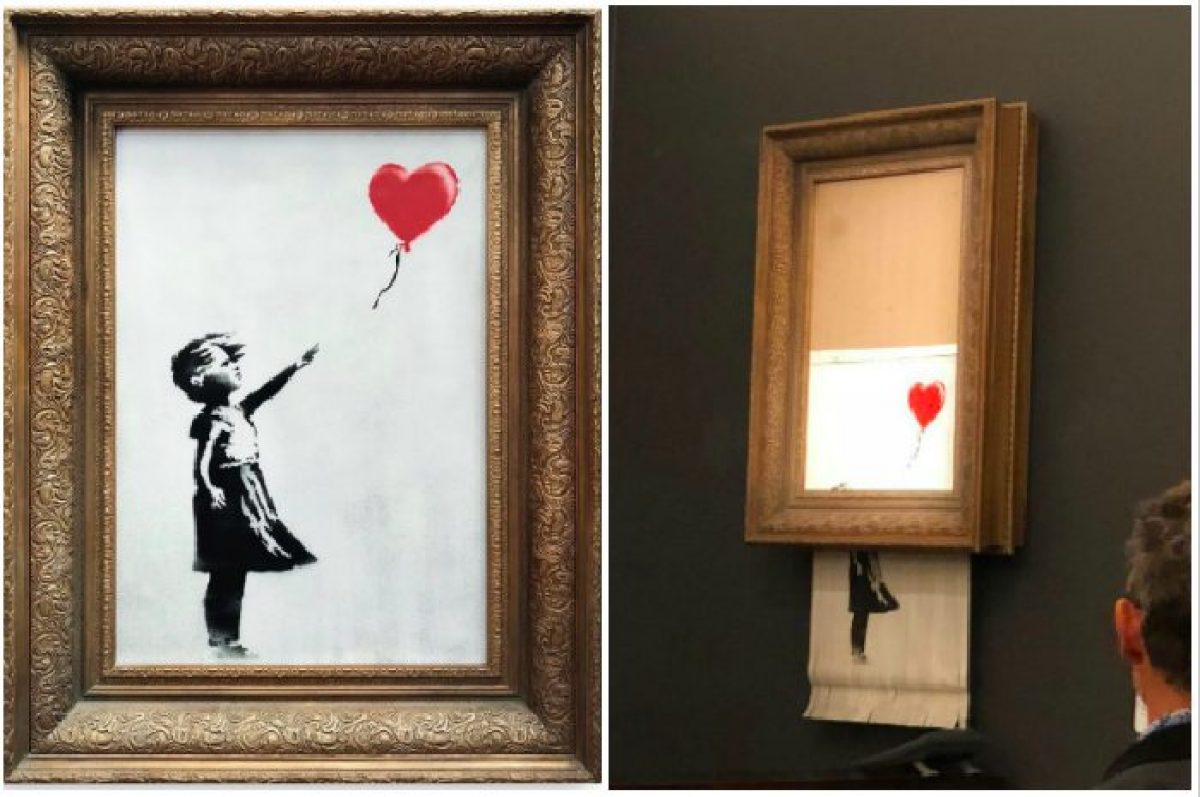 Banksy E Il Quadro Distrutto Le Migliori Risposte Creative All Opera Dello Street Artist