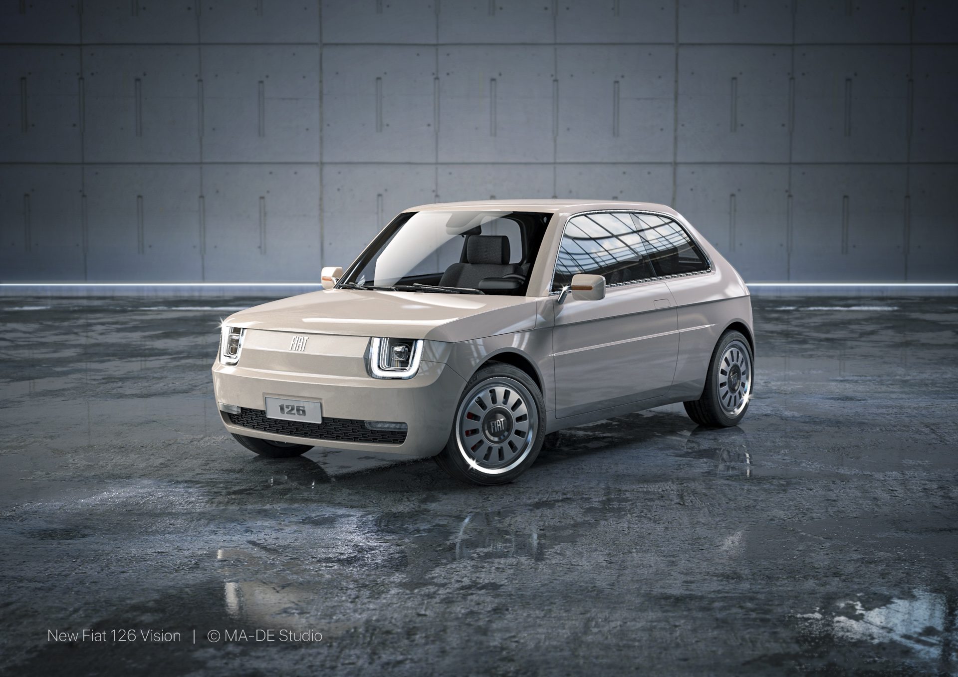 L'iconica Fiat 126 ritorna in versione elettrica