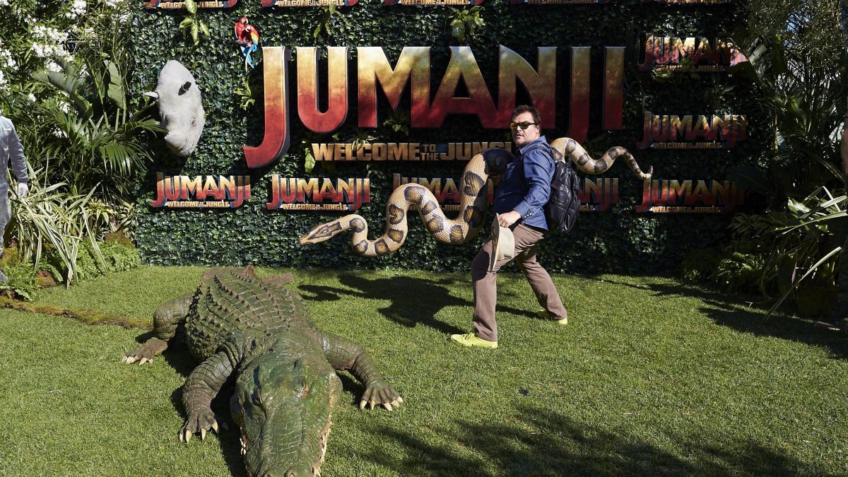 La presentazione del film Jumanjii: Welcome to the jungle a Barcellona