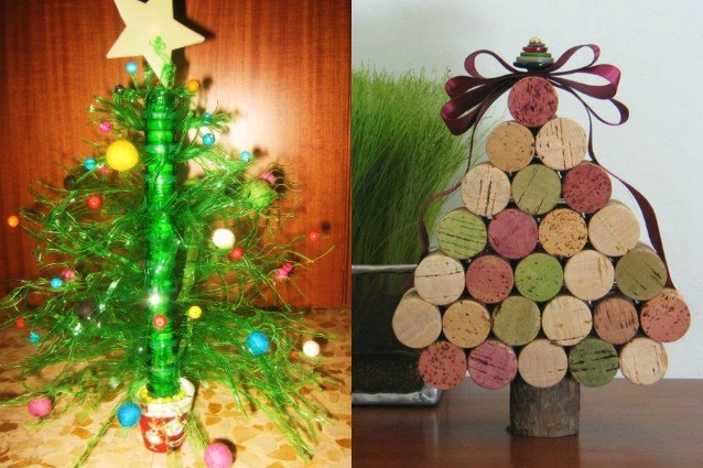 Idee creative per un albero di natale fai da te (foto) Idee creative per natale