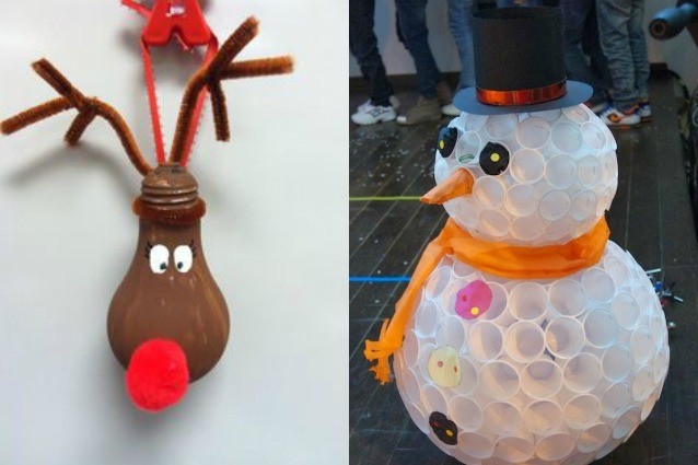 Decorazioni natalizie e addobbi di natale fai da te (foto) Oggetti natalizi fai da te