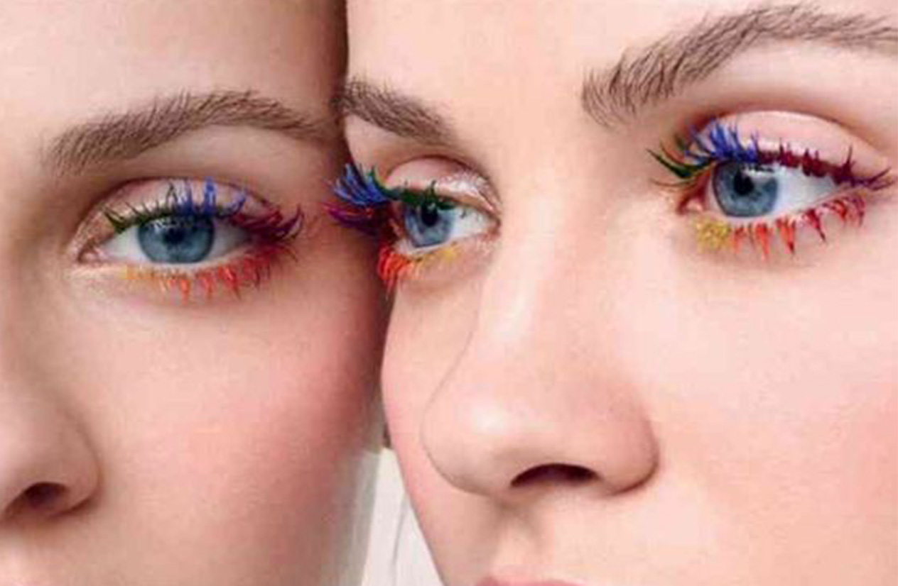 Wtvane - Ciglia Finte Colorate Con Ricciolo A C, Ciglia Finte Colorate - Foto 4