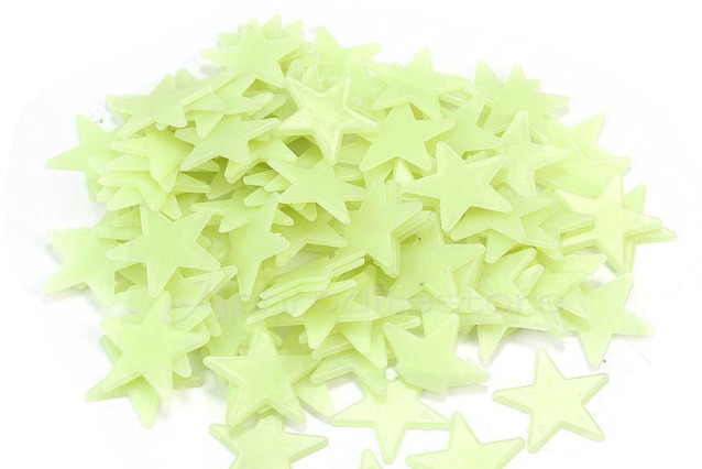 200 Pezzi Stelline Luminose per Cameretta Stelle Fluorescenti