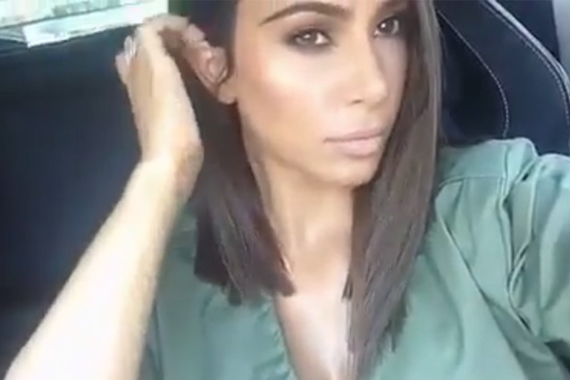 Kim Kardashian e il lob asimmetrico: nuovo look in diretta Snapchat