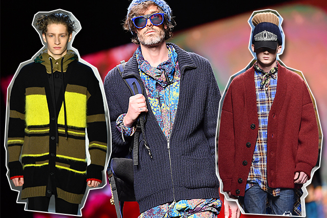 da sinistra: N.21, Etro, Dsquared2