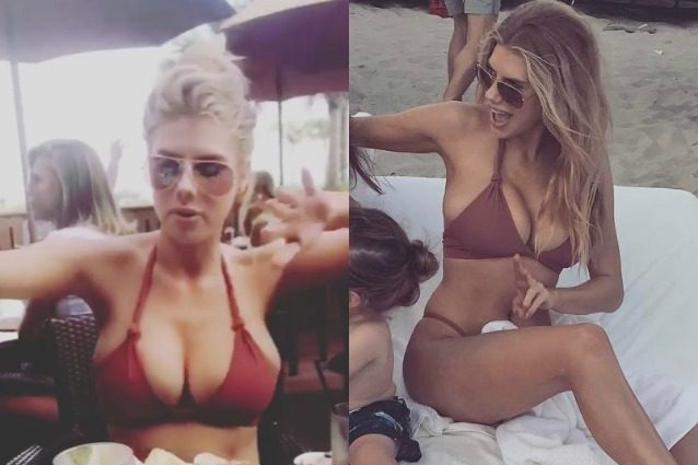 Charlotte McKinney, la nuova bagnina di "Baywatch", mostra le curve sexy in un mini bikini