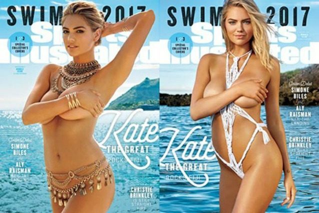 Kate Upton sexy in bikini: il topless della modella in copertina