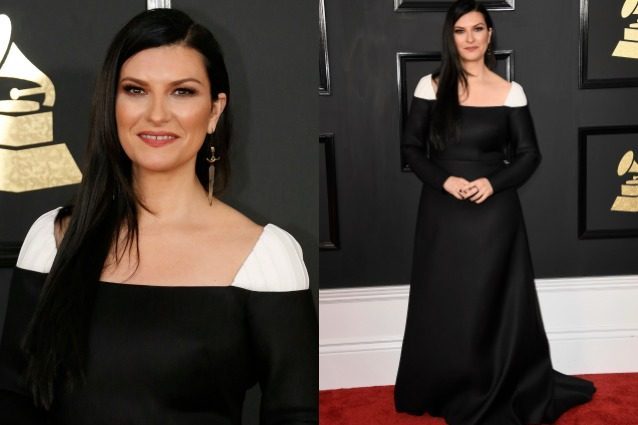 Laura Pausini in versione "monaca" ai Grammy 2017: la cantante punta sulla sobrietà