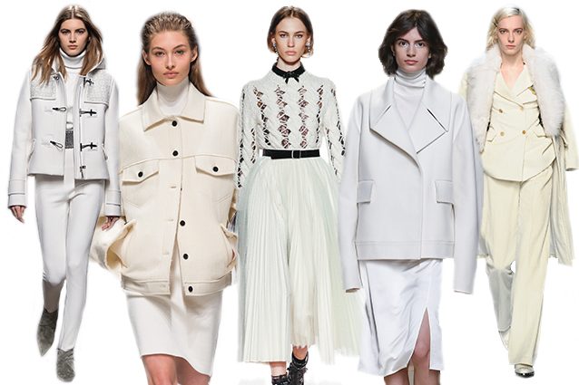 da sinistra Fay, Sportmax, Philosophy di Lorenzo Serafini, Krizia, Ermanno Scervino