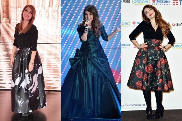 Cristina D'Avena e gli abiti da principessa: la cantante sembra essere uscita da una fiaba