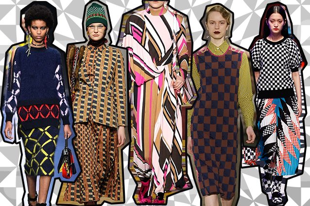 da sinistra Versace, Stella Jean, Emilio Pucci, Arthur Arbesser, MSGM