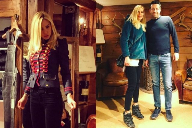 Ilary Blasi e lo shopping in montagna: la showgirl sceglie la giacca da domatrice di leoni
