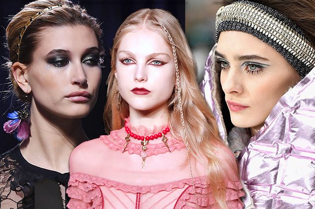 Cat eye e glitter: sulle passerelle di Parigi il make up è tutto sulle palpebre