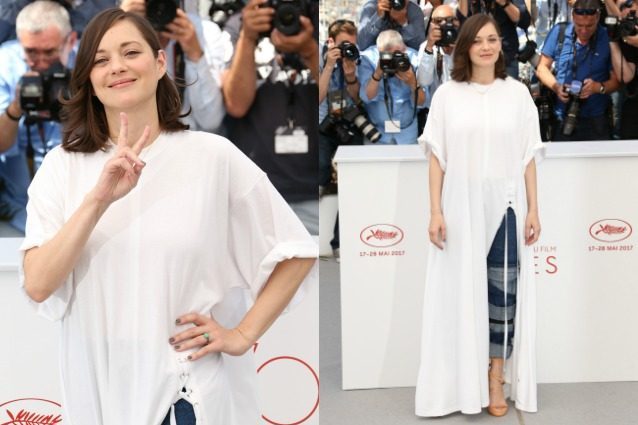 Marion Cotillard in forma a Cannes dopo il parto ma nasconde ancora la pancia