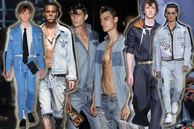 da sinistra Sulvam, Marcelo Burlon County of Milan, Philipp Plein, Marni, Versace