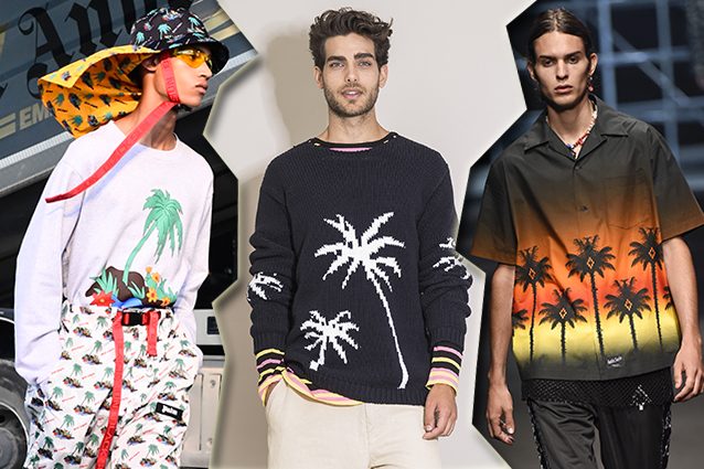 da sinistra Palm Angels, Ermanno Scervino, Marcelo Burlon County of Milan