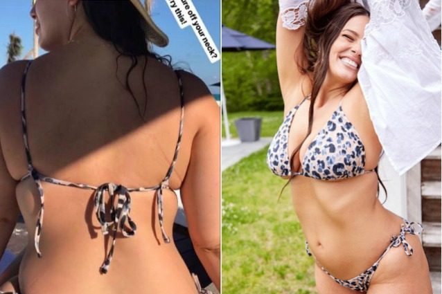 Il bikini non contiene il seno plus-size? Ashley Graham spiega come evitare l'incidente hot