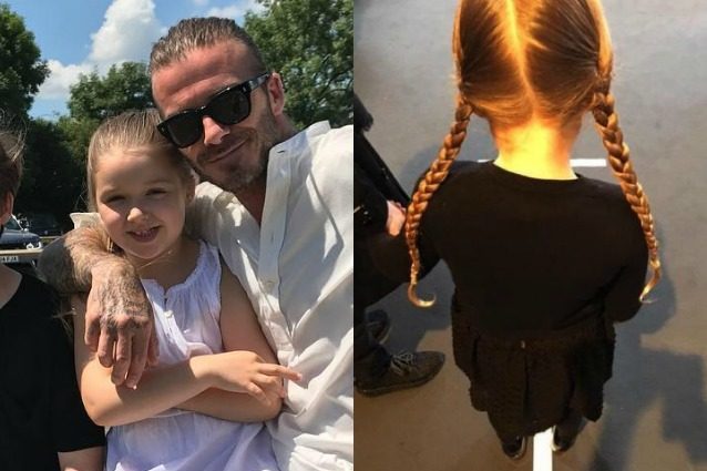 Harper e la passione per le trecce: le acconciature dalla piccola di casa Beckham