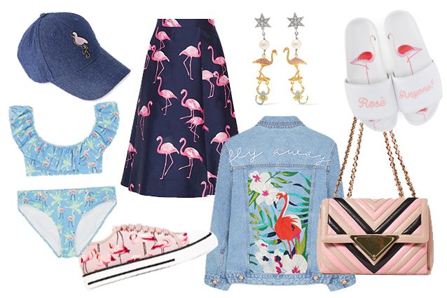 cappello Pimkie, costume Asos, sneakers Red Valentino, gonna a ruota Draper James, orecchini Miu Miu, giacca in denim Primark, pantofole Joshua Sanders, borsa Sara Battaglia