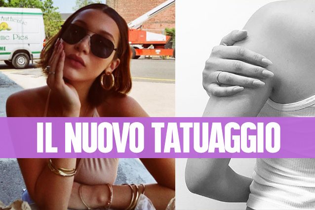 Il nuovo micro tatuaggio di Bella Hadid