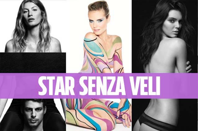 Nude e sexy: le star che si sono spogliate per delle campagne pubblicitarie