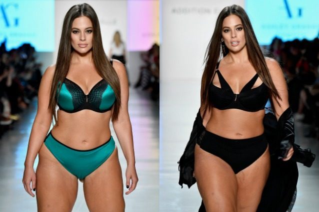 Ashley Graham sfila in intimo: noi fiere della nostra cellulite