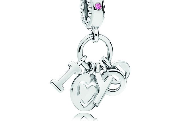 Charm Pendente I Love You in Argento.
