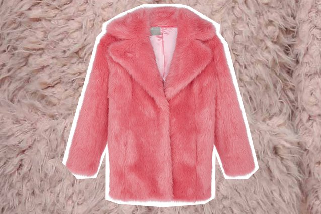 pelliccia rosa Asos