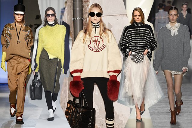 da sinistra N.21, Sportmax, Moncler, Ermanno Scervino, Philosophy di Lorenzo Serafini