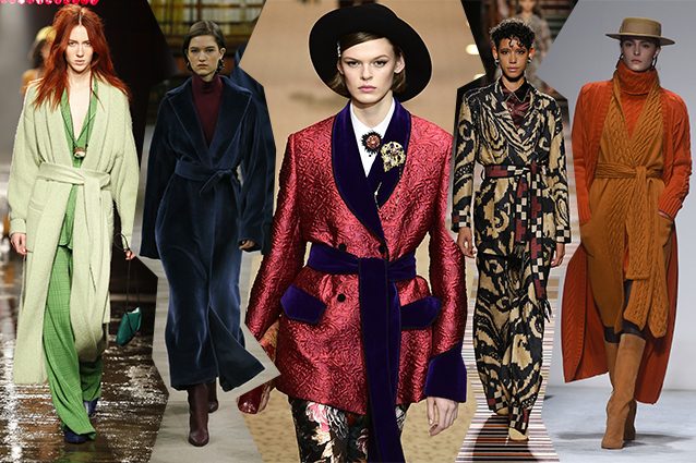 da sinistra Missoni, Giada, Dolce e Gabbana, Etro, Laura Biagiotti