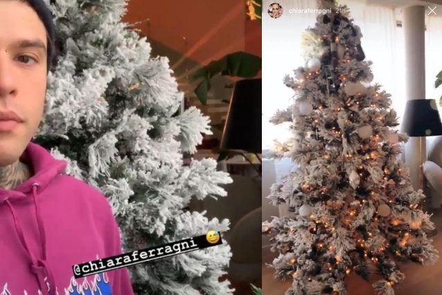 L'albero di Natale di Chiara Ferragni e Fedez: a oltre un mese dalle