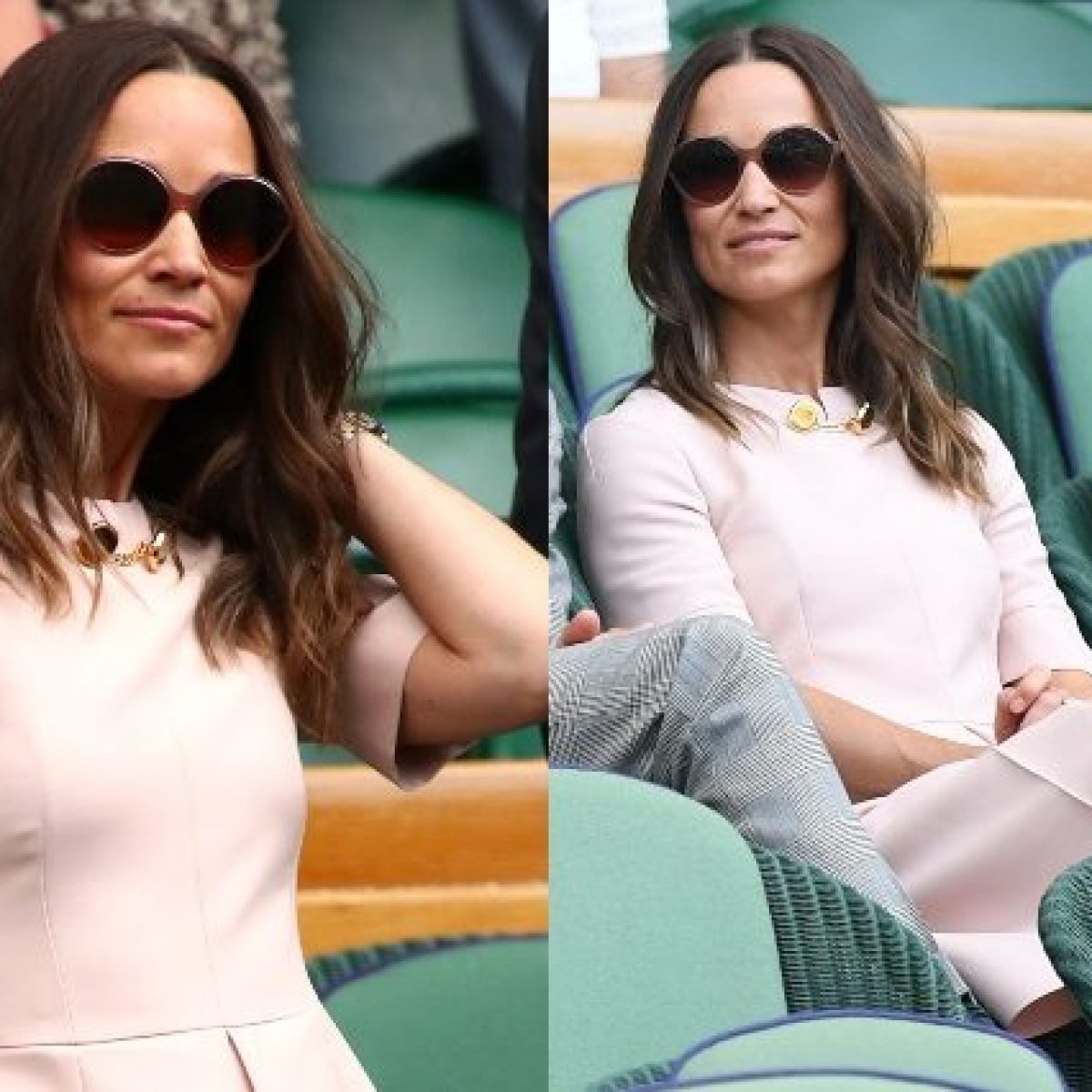 In Rosa La Abito WimbledonImita A Middleton Kate Con Sorella Pippa Tl1cF3JK
