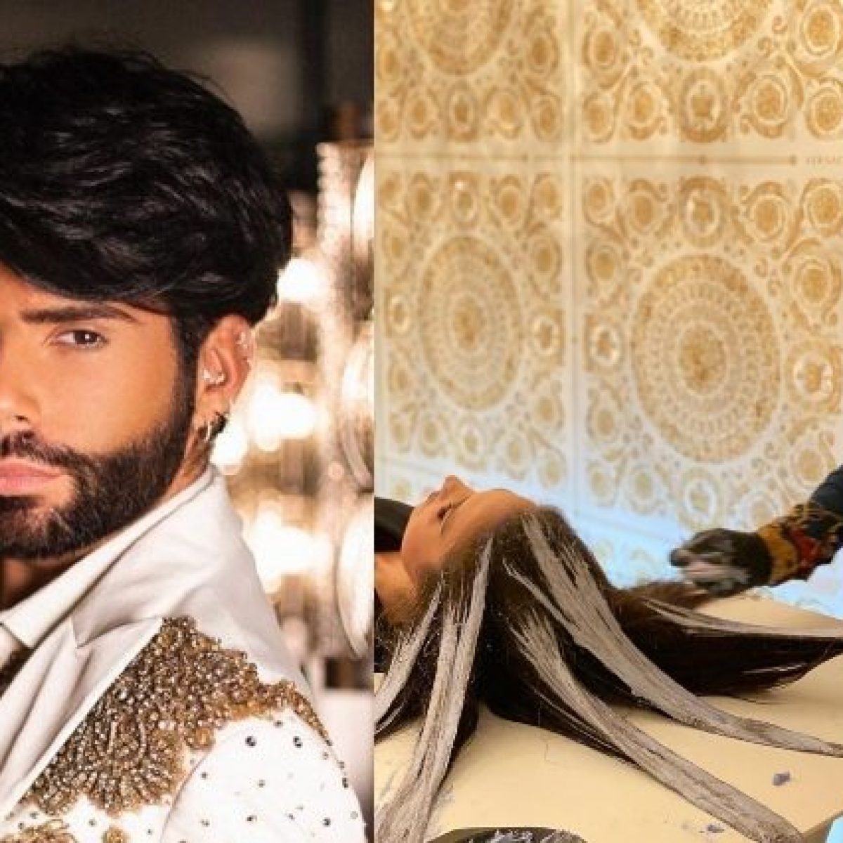 Federico Fashion Style Il Nuovo Trattamento Si Fa A Letto Cosi Tinge I Capelli Come Un Quadro