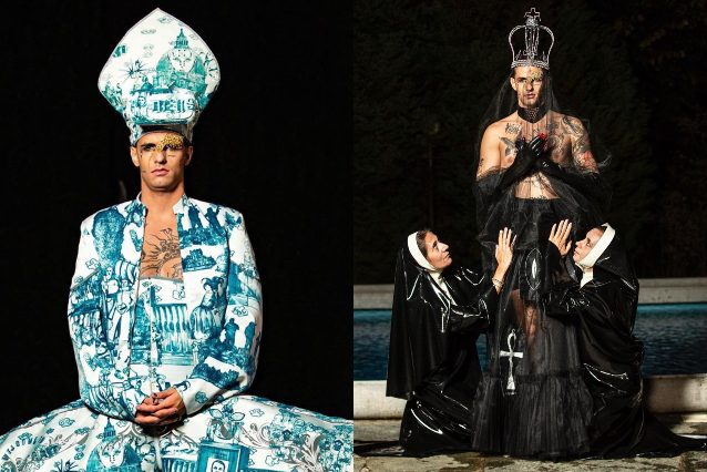 Achille Lauro osa in abiti religiosi: i 5 look shock per ...