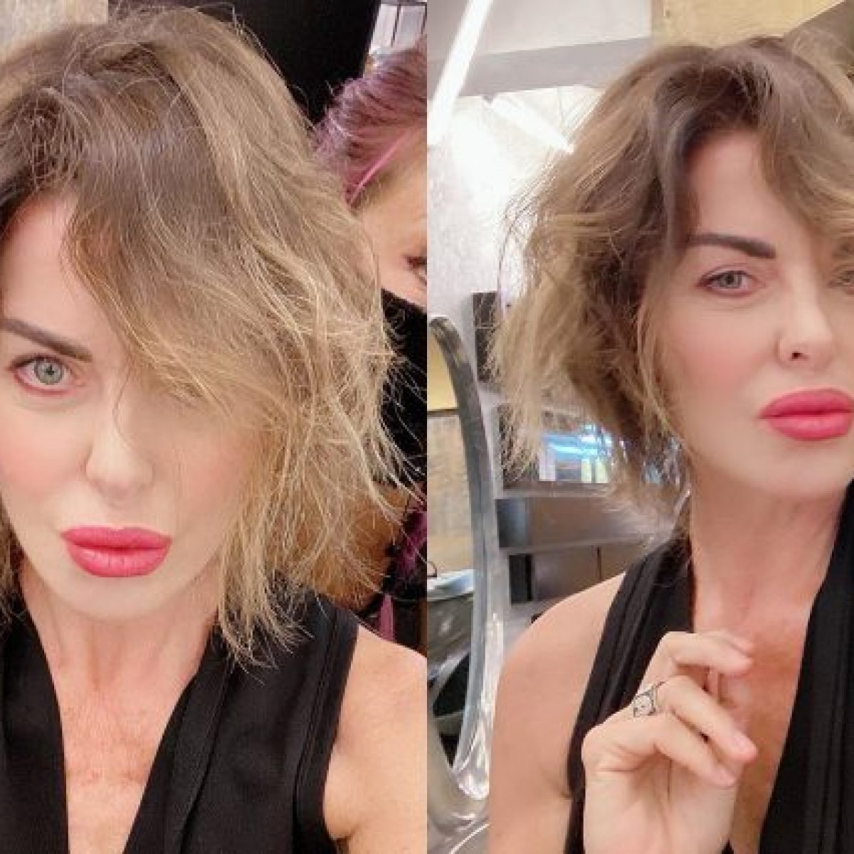 Alba Parietti Si Fa Bionda Cambia Taglio E Colore Di Capelli Per Il Ritorno Al Lavoro