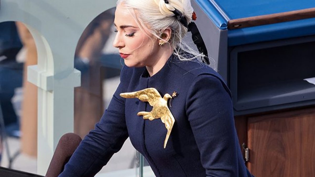 in foto: Lady Gaga all’Inauguration Day