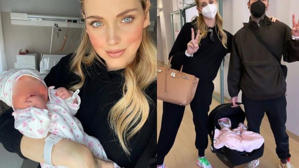 Chiara Ferragni dice addio al pigiama, il ritorno a casa con Vittoria è in  tuta con la borsa di lusso