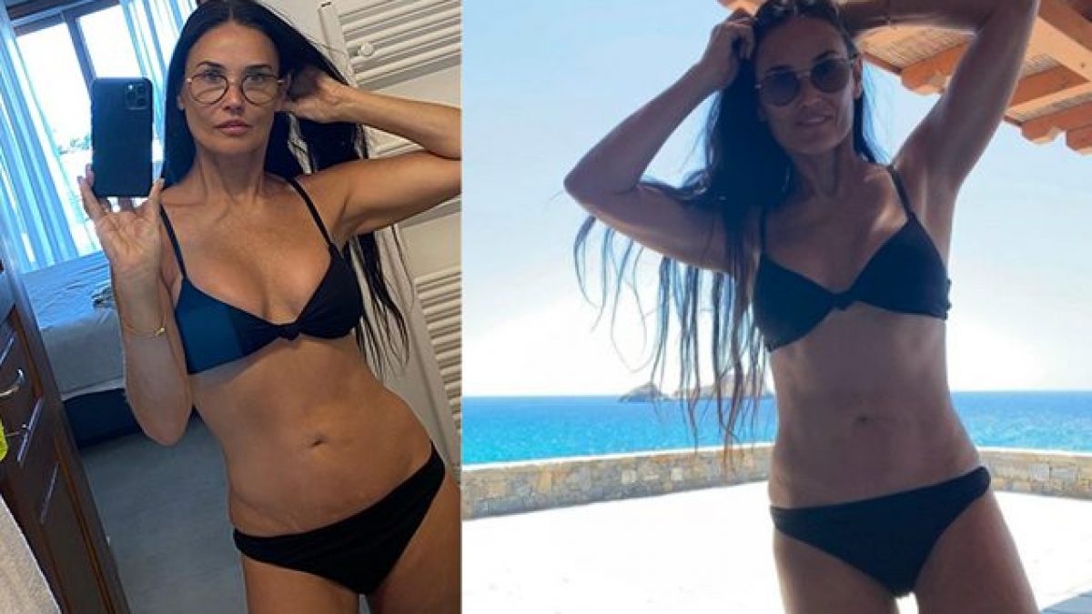 Demi Moore in bikini