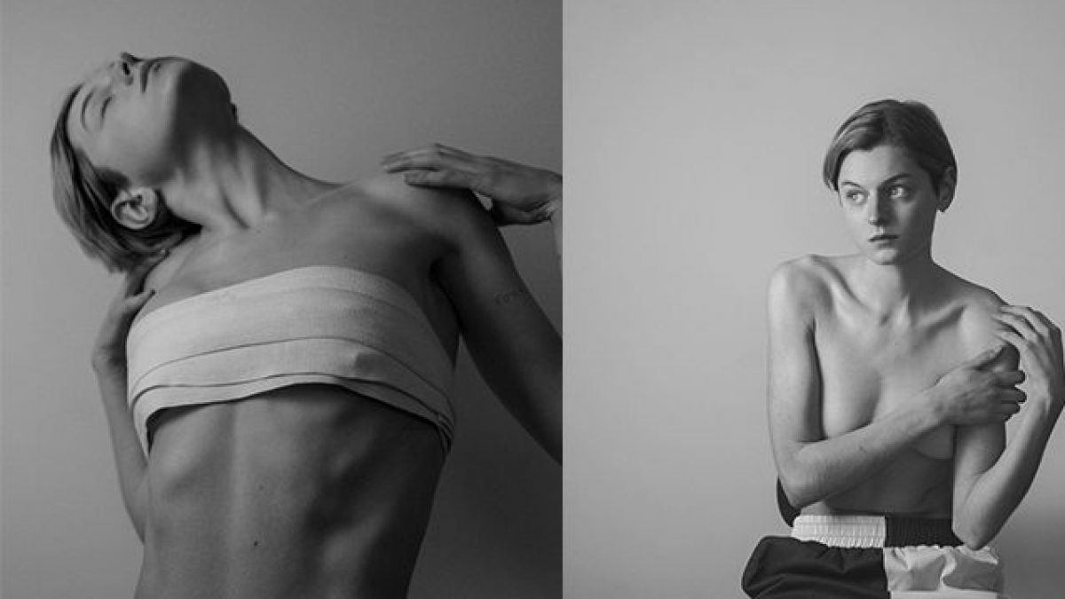 Emma Corrin fotografata da David Simon Dayan, Instagram @emmalouisecorrin