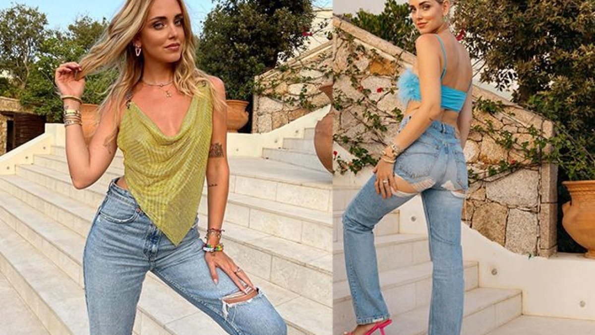 Moda autunno 2021, il ritorno dei jeans con gli strappi (come quelli  tattici di Chiara Ferragni)