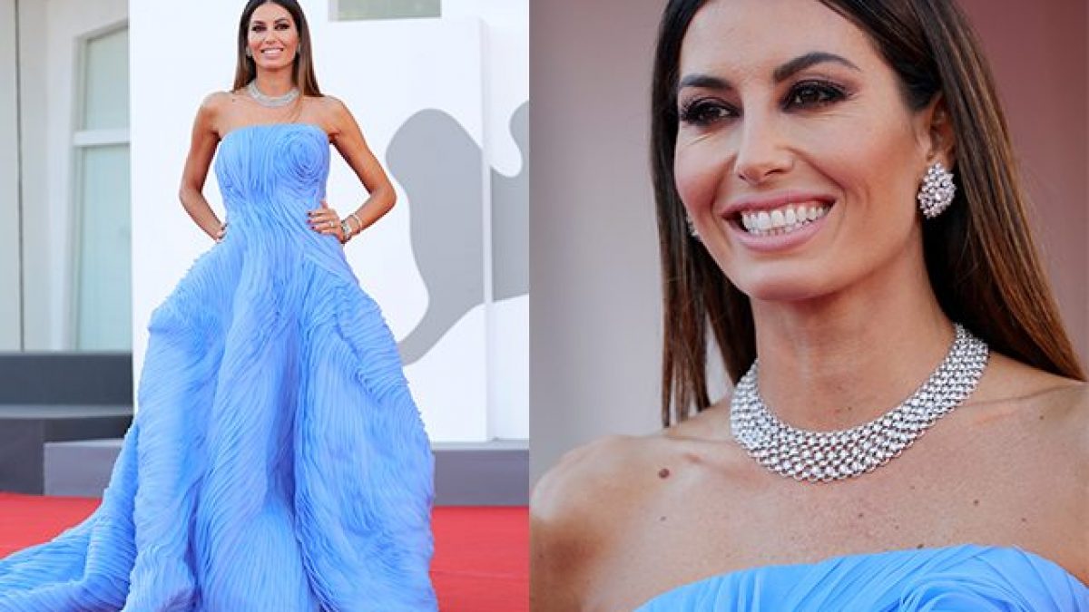 Elisabetta Gregoraci a Venezia 78 in Mario Dice