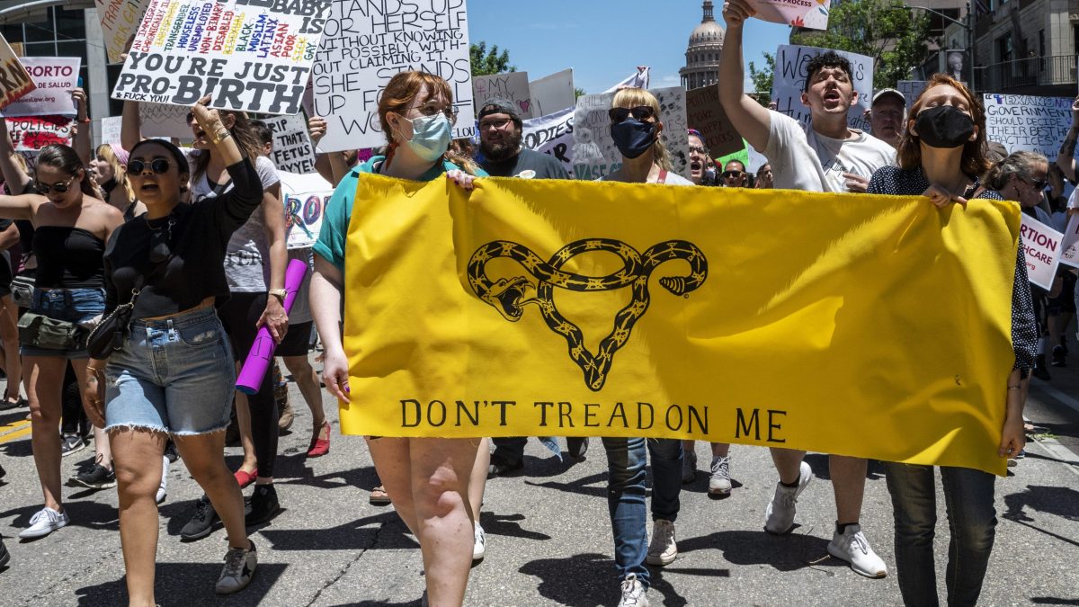 una manifestazione in Texas