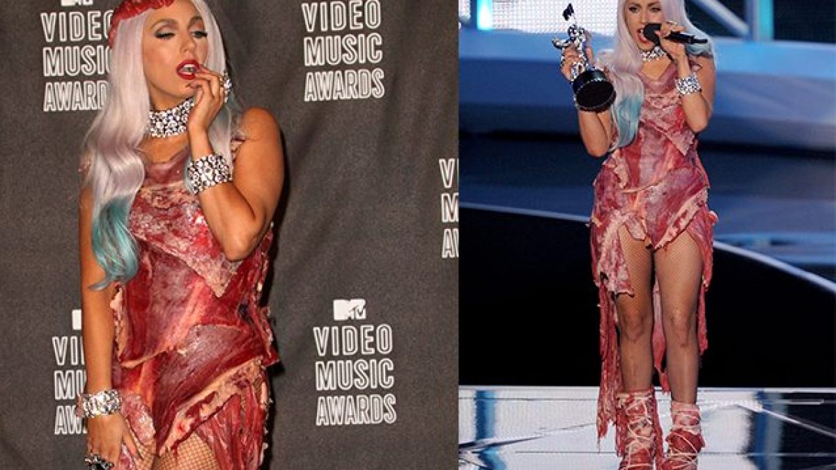 in foto: Lady Gaga agli agli MTV Video Music Awards 2010 (Getty)