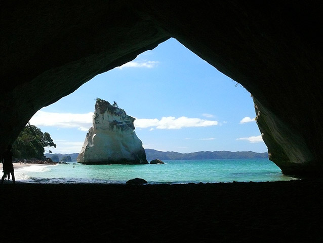 Cathedral Cove, Nuova Zelanda.