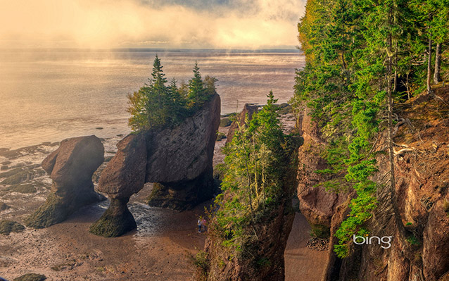 Hopewell Rocks, Canarie.