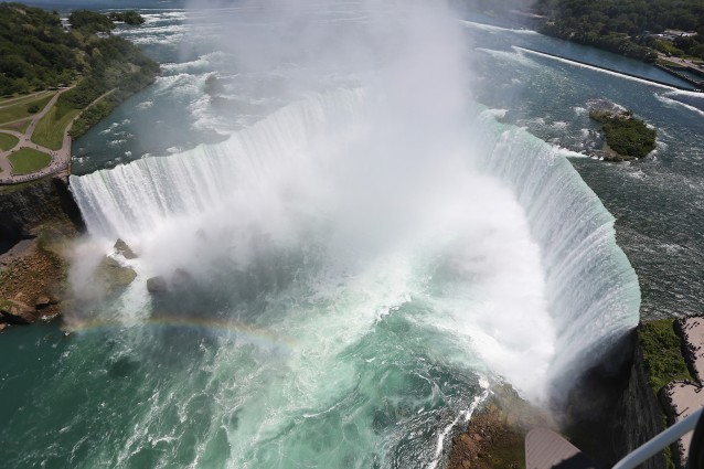 Cascate del Niagara dall'alto (Getty Images).